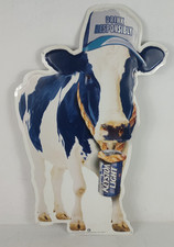 Vintage Keystone Light Metal Wall Tin Cow 24