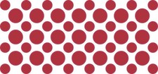 StickerTalk, Red Light Dots LED Color Filters, 0.25in dia, 0.375in dia picture