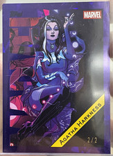 2025 Topps Marvel Collect Agatha Harkness #M-46 Serial Numbered 2/2 picture