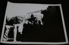 Vietnam War 8 x 10 Original Photograph 'Captain at Position on The Radio' Early picture