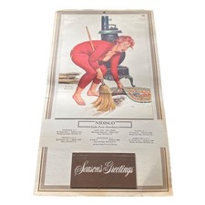 Vintage Duane Bryers Plus-Size Curvy Pin-Up Pinup Girl Art Calendar Hilda 1967 picture