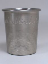 Poole JUST A THIMBLEFUL Pewter SHOT GLASS, 2206. Very clean original condition picture