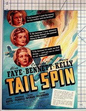 Tail Spin 1939 Movie Poster Alice Faye Constance Bennett Nancy Kelly Flying Film picture
