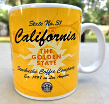 Vintage 1999 Starbucks Coffee Mug: State No. 31 California The Golden State 20oz picture