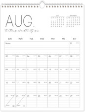 Guasslee Wall Calendar 2026-2027,19 Months Jun 2026-Dec 2027, 14