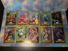 2024 Topps Chrome Marvel Gold Wave /50 Refractor Lot (10) picture