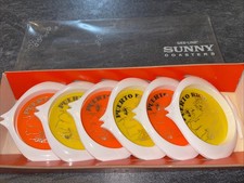 Vintage Souvenir PUERTO RICO Sunny Coasters Fish Jes-Line Set Of 6 New LOC K picture