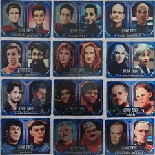 SCARCE Star Trek Voyager A&I 12 Card Animated Legacy Metal Set /75 picture