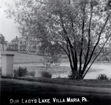 Vintage Postcard Our Lady's Lake Villa Maria Pennsylvania PA Religious-PA88 picture