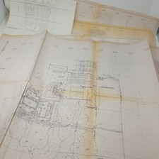 1970's RJ Reynolds RJR Davie County NC Processing Plant Plans / Blue Prints picture