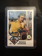 Reggie Jackson Autographed 2003 Topps Retired Signature Edition Signed MLB Card picture