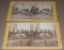 2 Taylor Brainerd Minnesota Stereoviews Street View & Residence Col R M Newport picture