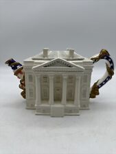 Fitz And Floyd White House Collectible Tea Pot picture