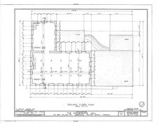 Photo:Cedarburg WI 1940s Cedarburg Mill Second Floor Plan HABS Blueprint picture