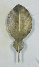 Vagabond House Pewter Feather Of Icarus Tray Metalwear (used-no box) picture