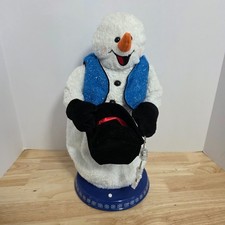 Gemmy Snow Miser Snowman Animated Musical Snowflake Spinning Parts Repair picture