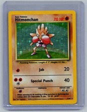 (LP) Hitmonchan 7/102 Holo - Pokemon Base Set picture