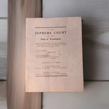 1921 Supreme Court Hotel Brothel Fraud History Law Ephemera Spokane Wa Antique picture