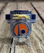 🔥RARE Early Enamel 1939 New York World's Fair Greyhound Bus Driver's Badge picture