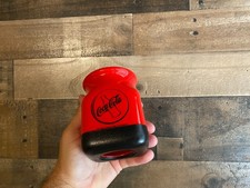 Coca Cola Square Bottom Koozie VTG 90s Can Chiller Drink Coke Gift Collector picture