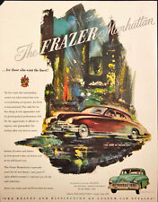 1949 Frazer Manhattan Fine Car Print Ad The Pride of Willow Run Painting picture