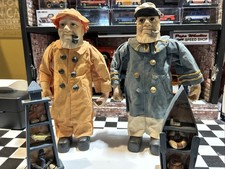 Vintage Captain And Sailor Nautical Figure Maritime Folk Art Fisherman picture