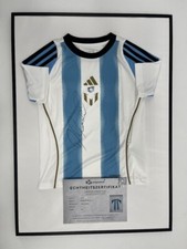 Argentina Shirt Angel Di Maria Signed In Frame COA Adidas Football 128 picture