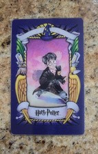 2001 Warner Bros. Harry Potter Chocolate Frog Lenticular UK/European PURPLE Rare picture