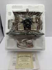 HAWTHORNE VILLAGE Civil War HOTEL & SALOON Lighted Building Confederate COA New picture