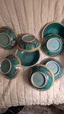 Anique Handmade Handpainted Bowls Set Of 8 Mid 19century picture