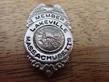Antique Late-Early Lakeville Massachusetts fire badge   , Obsolete Antique picture