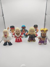 WWE, AEW , WCW Micro Brawlers Lot Of 7 Figures B09 picture