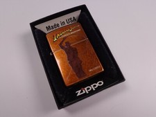 RARE 2012 LIMITED COPPER ZIPPO LIGHTER INDIANA JONES THE COMPLETE ADVENTURES  picture