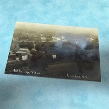 c1910's Bird's Eye View Of Candor New York NY RPPC Photo Antique Postcard picture