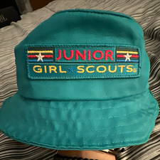 Vintage VTG 1990’s Junior Girl Scouts Bucket Hat picture