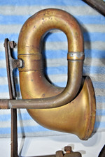 Antique Brass Car Horn Vintage Bulb Style Early Automobile Model T... picture