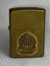 1932- 1985 ZIPPO Lighter Merit Cigarette Anchor Brass picture
