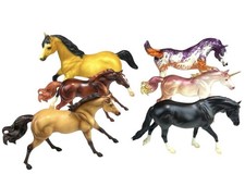 Breyer Mixed Lot Of 6 Horses Various Breeds Colors Ships Within 1 Business Day picture
