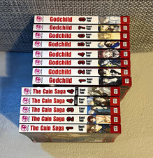 Kaori Yuki Manga Comic Book Lot Godchild Volumes 1-8 & The Cain Saga 1-4 VIZ picture