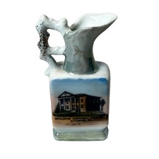 ATHENS PA Pennsylvania Antique SPALDING LIBRARY Souvenir TRINKET VASE picture