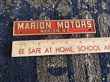 Marion Motors Marion NC Metal Dealership Emblem picture