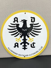 ADAC german garage sign man Mercedes BMW cave advertising  round picture