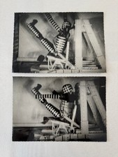 Vintage Volkswagen VW Seatbelt Safety Testing Photo Photograph Print Lot 2x picture