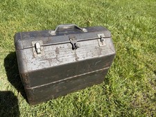 Military Simonsen Carry Tool Box Metal Cantilever Mechanic picture