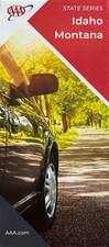 New AAA IDAHO & MONTANA STATE ROAD MAP Highway Tour BOISE/BILLINGS Latest 2025 picture