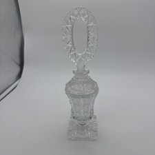 Vintage Paden City Edward Paul No. 9497 Crystal Pressed Perfume Bottle  picture
