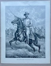 Kurz & Allison poster Col. Theodore Roosevelt, U.S.V. 1899 picture