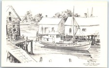 Postcard - Low Tide at Wellfleet, Cape Cod - Wellfleet, Massachusetts picture