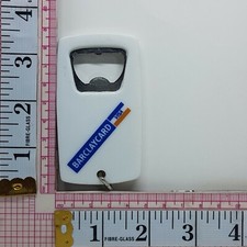 Visa Barclaycard Advertising Bottle Opener Pop Off Key Chain picture