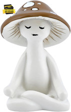 Mini Meditation Mushroom Figurine Resin Yoga Zen Statue 3.15 Inch ⭐️⭐️⭐️⭐️⭐️ picture